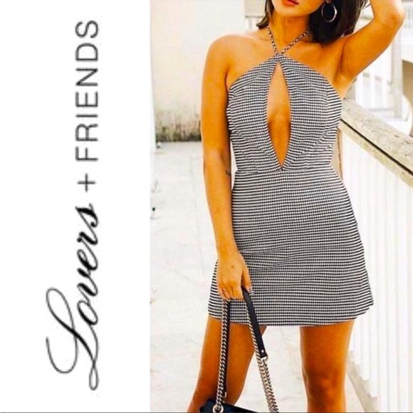 NEW Lovers + friends Gingham mini dress - Picture 2 of 9